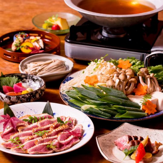 [120 minutes of all-you-can-drink included] Blessings of the Mountain! Omi Duck Hotpot Course (7 dishes total) 12,100 yen ⇒ 11,000 yen