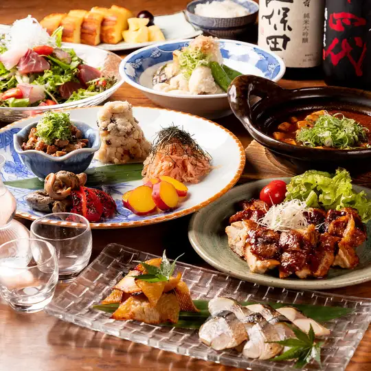 【90分飲み放題付】7,8月限定!夏の大皿納涼コース!本店名物麻婆豆腐付き