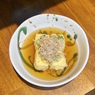 lightly deep-fried tofu