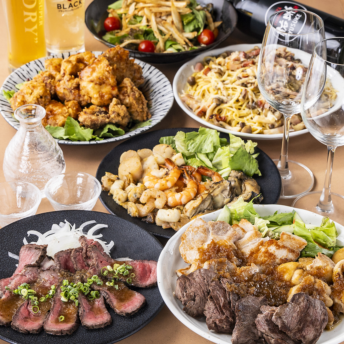 この道40年以上のシェフが作る洋食と和食の数々をお楽しみください♪