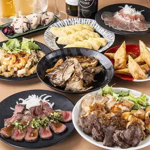 ★★3小时畅饮（最后点餐时间提前30分钟）★★ 【尊享套餐】共8道菜◆每人10,000日元（含税）