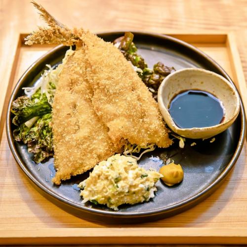 deep-fried horse mackerel