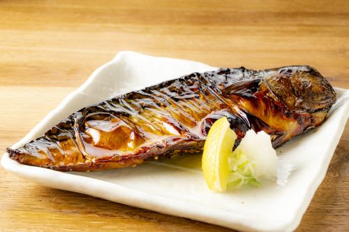 Grilled Mackerel in Soy Sauce