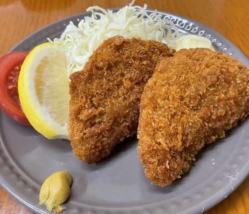 Ham cutlet (with cheese)