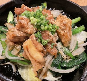 若鶏鉄板焼き