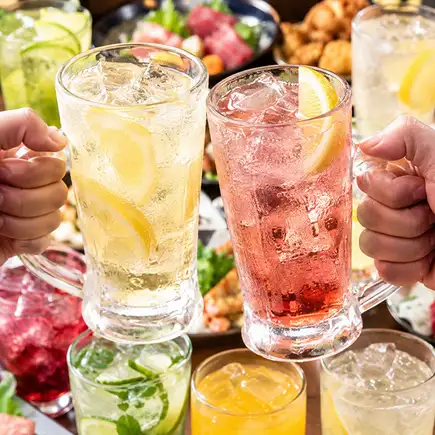 [Special Reservation Price] Extensive menu including sours and cocktails◎ '90-minute all-you-can-drink plan' 1480 yen ⇒ 1000 yen