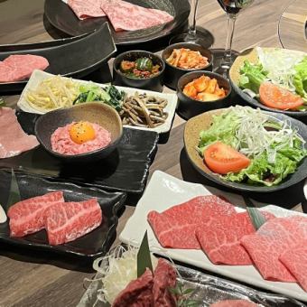 【あがりコース】様々なお肉がリーズナブルに楽しめるコース