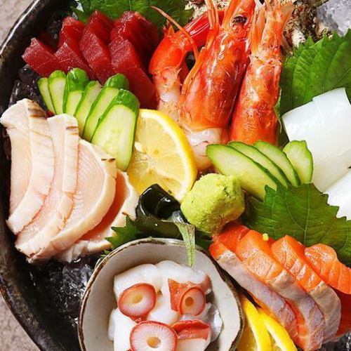 Assorted sashimi three kinds