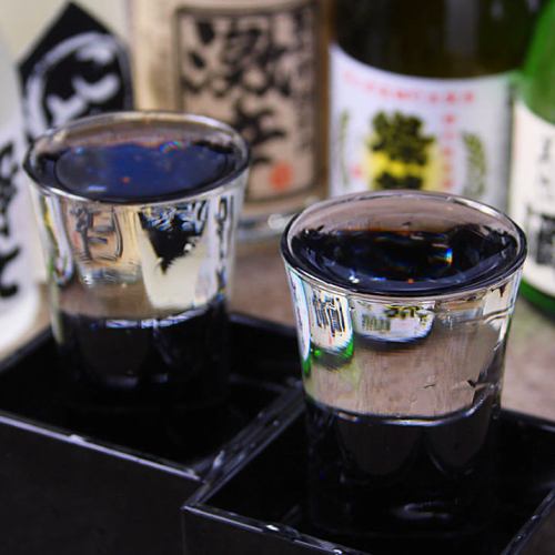 There is also local sake from Okayama and Kurashiki!