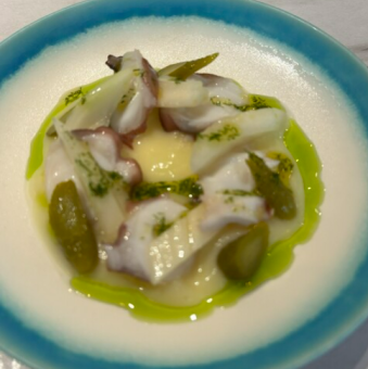 蛸とジャガイモとセロリ