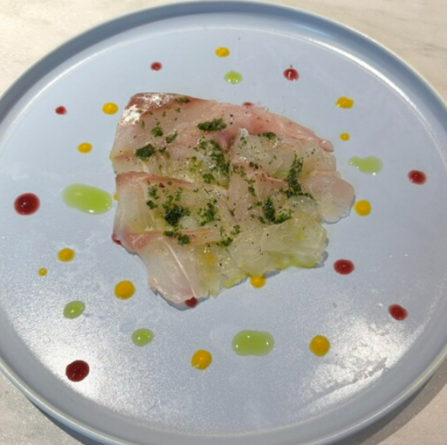 産地直送魚のカラフルカルパッチョ