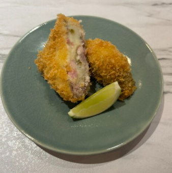 脂がのったイワシのコロッケ
