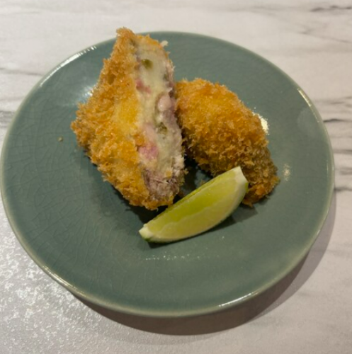 脂がのったイワシのコロッケ