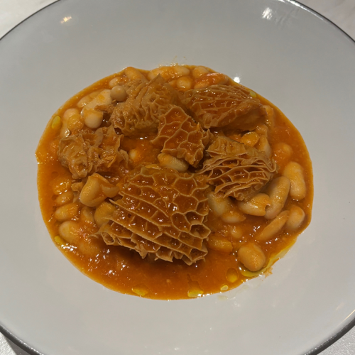 トリッパと白インゲン豆の煮込み