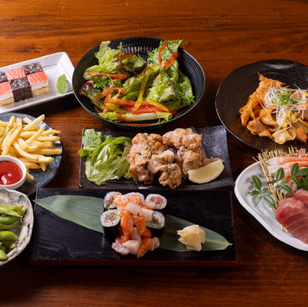 [Casual Course] A luxurious time with a variety of delicious dishes♪ 180 minutes on weekdays, 120 minutes on weekends, all-you-can-drink with draft beer
