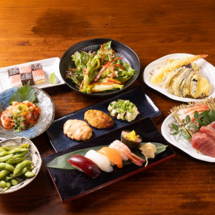 【福波内套餐】可享用5个厨师精选寿司等！平日180分钟、周末120分钟，附生啤无限畅饮。