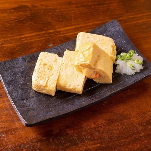 明太チーズ出汁巻きたまご