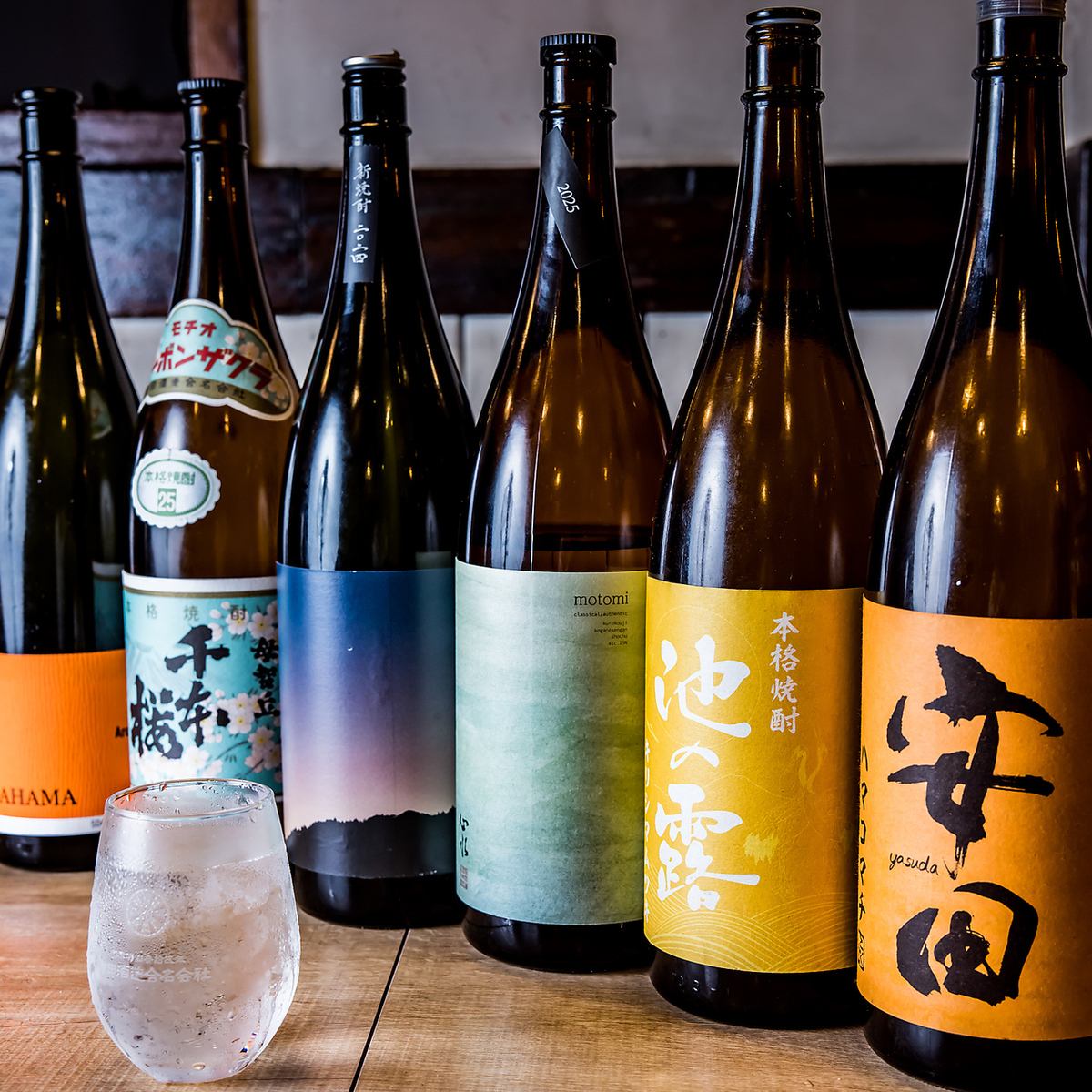 焼酎を楽しむ◎当店の絶品料理と一緒にぜひお召し上がりください