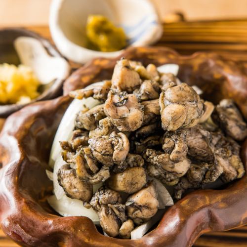 【さつま知賢鶏】当店の名物 魂心のもも黒焼き 並盛