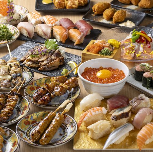 種類豊富な食べ飲み放題☆