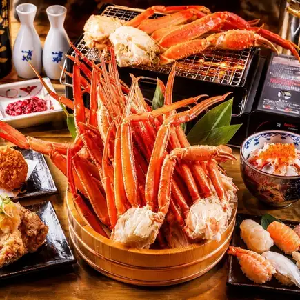 冬季限定！【本ズワイ蟹◆焼鳥◆寿司＊100分食べ放題コース】全100品以上！