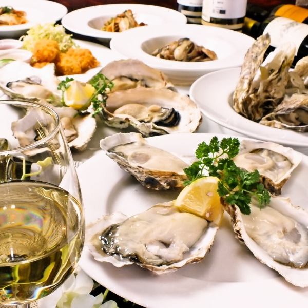[Satisfied oyster course] Hearty oyster course <7 items in total> 5200 (5720 tax included)