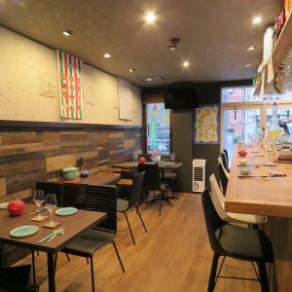 The tables in the back are quiet and have a hideaway izakaya atmosphere.