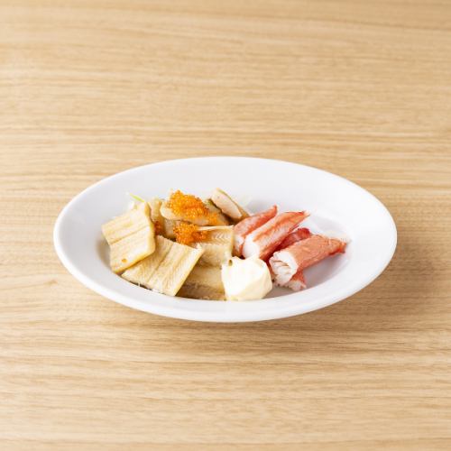 煮穴子とカニかま