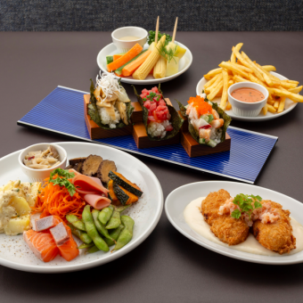 【地酒蔵カジュアルコース4,000円】全5品/地酒も飲めるプレミアム飲み放題90分付き！