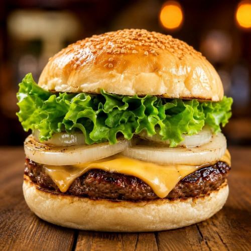 チェダーチーズビーフバーガー