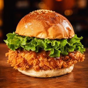クリスピーチキンバーガー