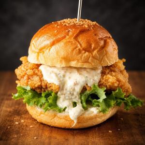 クリスピーチキンタルタルチーズバーガー
