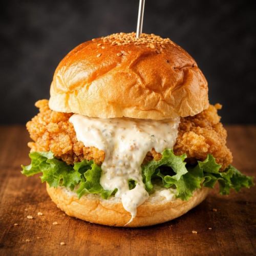 クリスピーチキンタルタルチーズバーガー