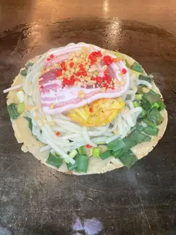 ねぎ焼うどんモダン　　豚　天