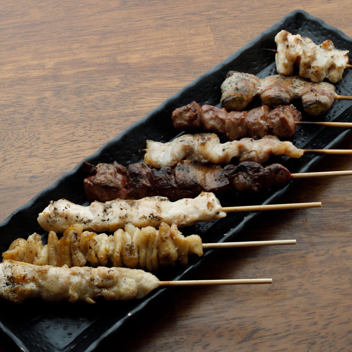 串焼き好きに◎ 地鶏やオヌマ豚串が名物です！
