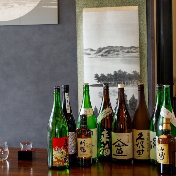 日本酒好き必見！厳選した地酒をご用意しております
