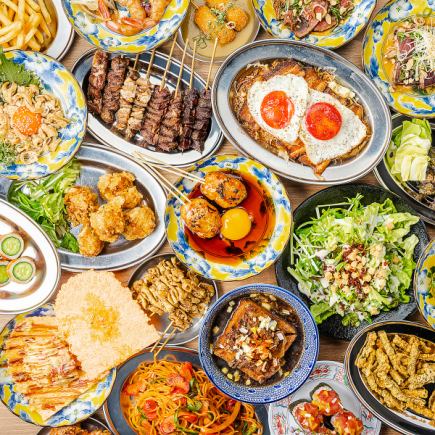 【限定!特別ランチ●】サラダ/鮮魚/寿司/お肉+各種鍋4種も込み◆2H食べ放題3000⇒