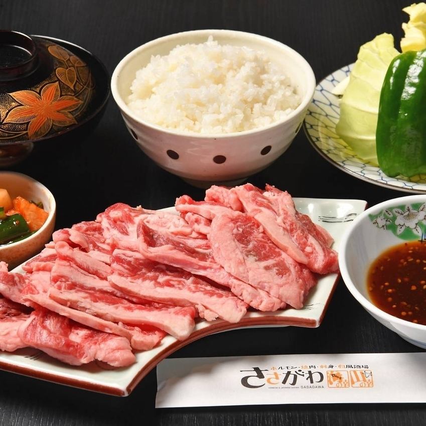 Yakiniku restaurant Sasawa in Niina Tsume.How about a luxurious lunch?