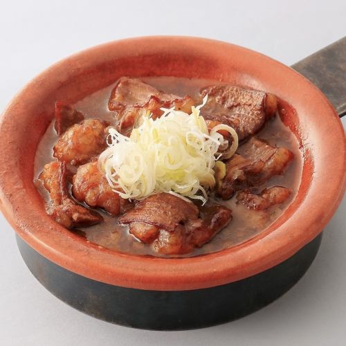 利久のデミ味噌モツ煮