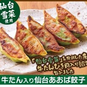 牛たん入り仙台あおば餃子(5個)仙台雪菜使用