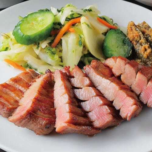 Grilled beef tongue (salted) 3 slices, 6 slices