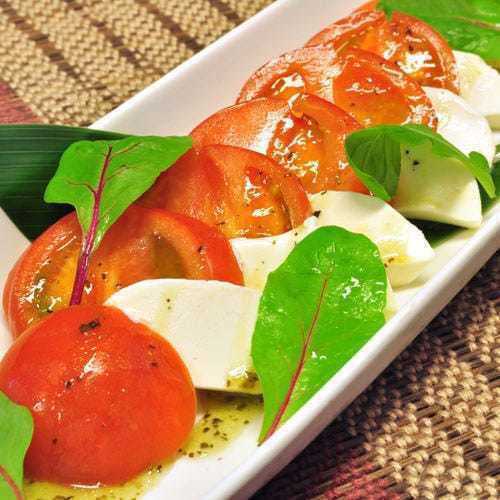 Tomato and Mozzarella Caprese