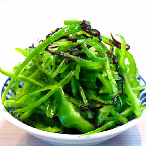 青唐辛子入り。有限ピーマン