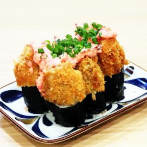 細巻きカキフライのせたっぷりタルタル