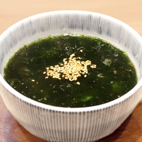 生海苔の出汁茶漬け