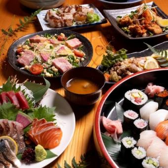 【３時間飲放題付き】超満足コース◆藁焼・角煮の黒酢スブタ等全10品！生ビール付7000円(税込)