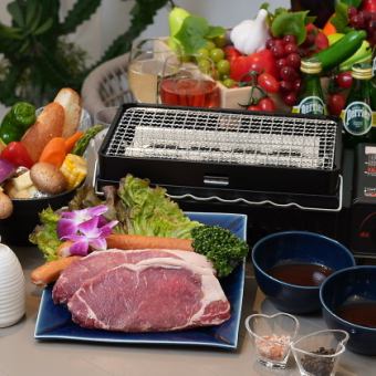  STANDARD★ＢＢＱ　PLAN 　180g　豪州産ビーフステーキ　　１ドリンク付おひとり様からOK！