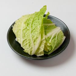 Chinese cabbage additional menu