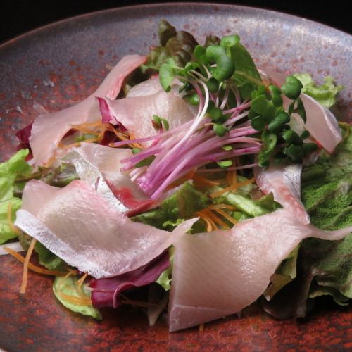 Daily local fish carpaccio