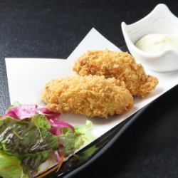 Fried oysters from Hiroshima (2 pieces)